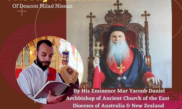 St. Zaia Cathedral Of Ancient Church Australia, News And Updates With Deacon James Tomas 12.9.2020